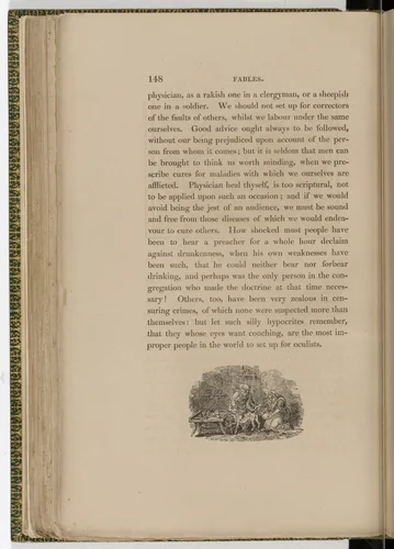 Tailpiece (page 148) from The Fables of Aesop by Thomas Bewick, illustrated book, 1818