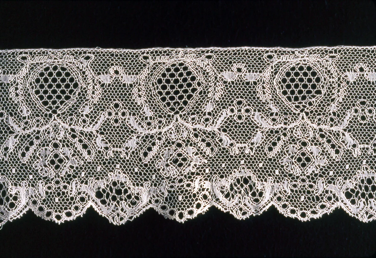 Border by Denmark Tønder, textile, 1880-1890