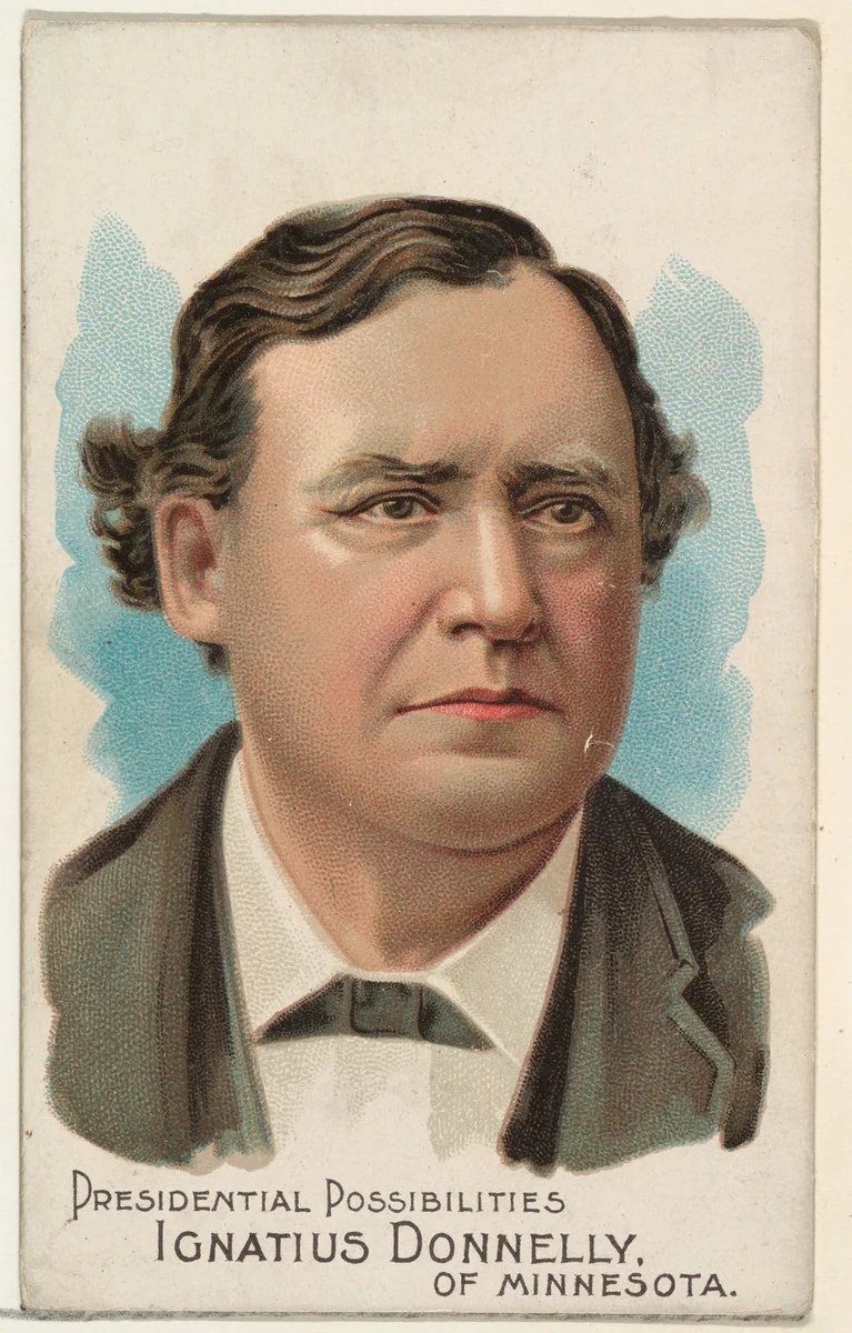 Ignatius Donnelly of Minnesota, from the Presidential Possibilities series (N124) issued by Duke Sons & Co. to promote Honest Long Cut Tobacco by W. Duke, Sons & Co., print, 1888