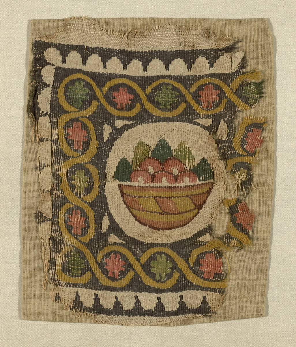 Fragment by Coptic Egypt, textile, 401-600