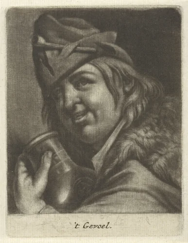 Het gevoel by Jacob Toorenvliet, print, 1651-1719