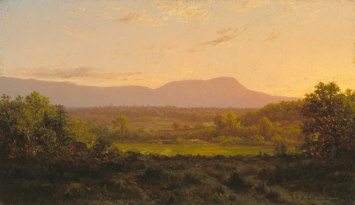 Peaceful Valley by Alexander Helwig Wyant, painting, 1872