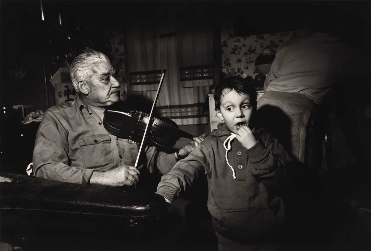 John Sabatine, Martins Creek, Pennsylvania by Larry Fink, photograph, 1984