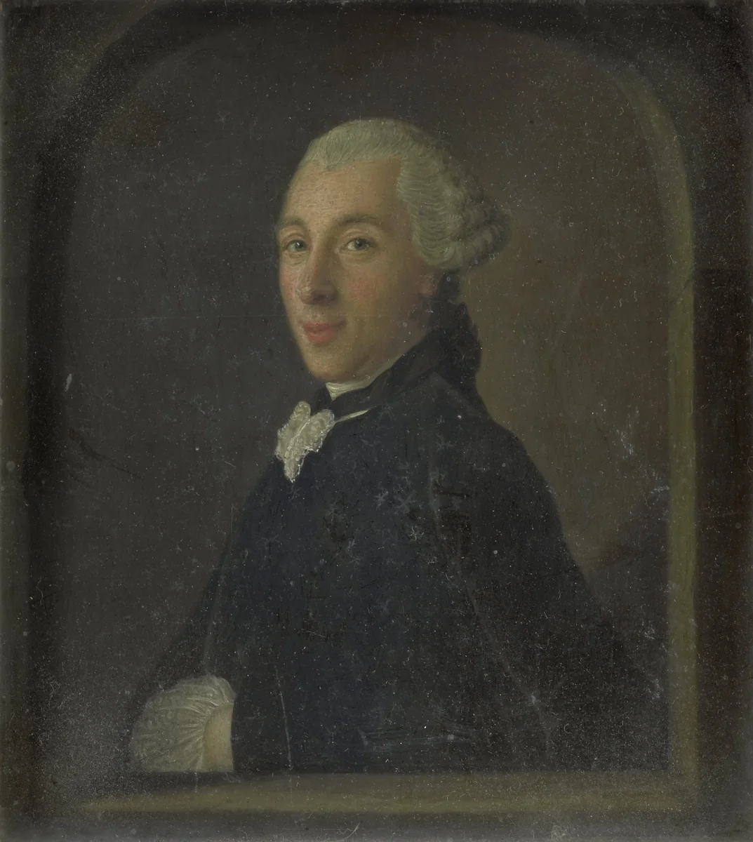 Portrait of Joachim Rendorp, Baron of Marquette, Brewer and Burgomaster of Amsterdam several times by Tibet Regters, painting, 1757-1768