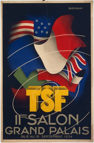 TSF IIeme Salon Grand Palais by Lina Zervudaki, design, 1934