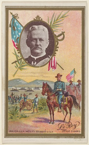 Major General Wesley Merritt, U.S. Army, from the "Generals" series (T63), issued by LeRoy Little Cigars by LeRoy Little Cigars, print, 1898-1901