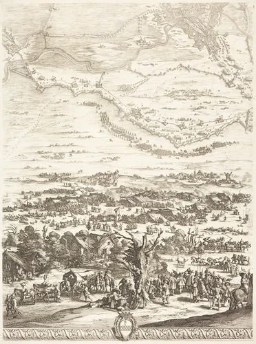 The Siege of Breda [plate 5 of 6] by Jacques Callot, print, 1627-1628
