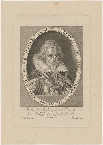 Robert Carr, Earl of Somerset by Simon van de Passe, print, 1595-1647