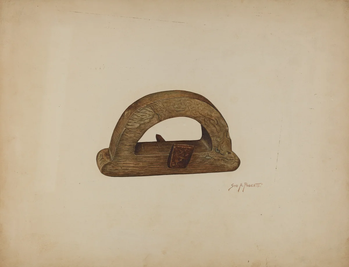 Plane by Sydney Roberts, index of american design, 1940