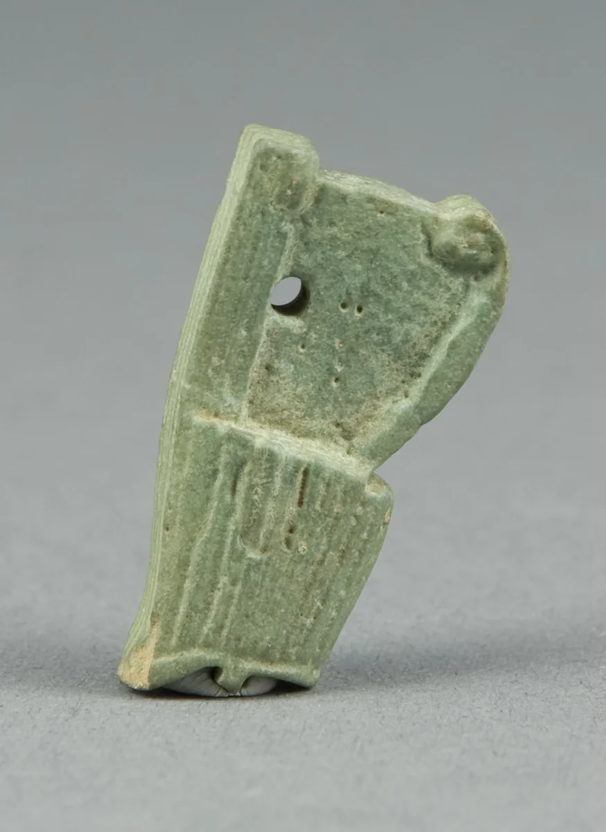 Amulet of the Crown of Lower Egypt by Egyptian, metalwork, -1070--656