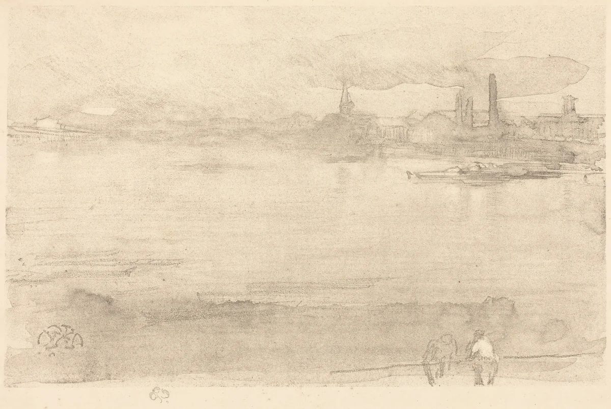 Early Morning by James McNeill Whistler, print, 1878