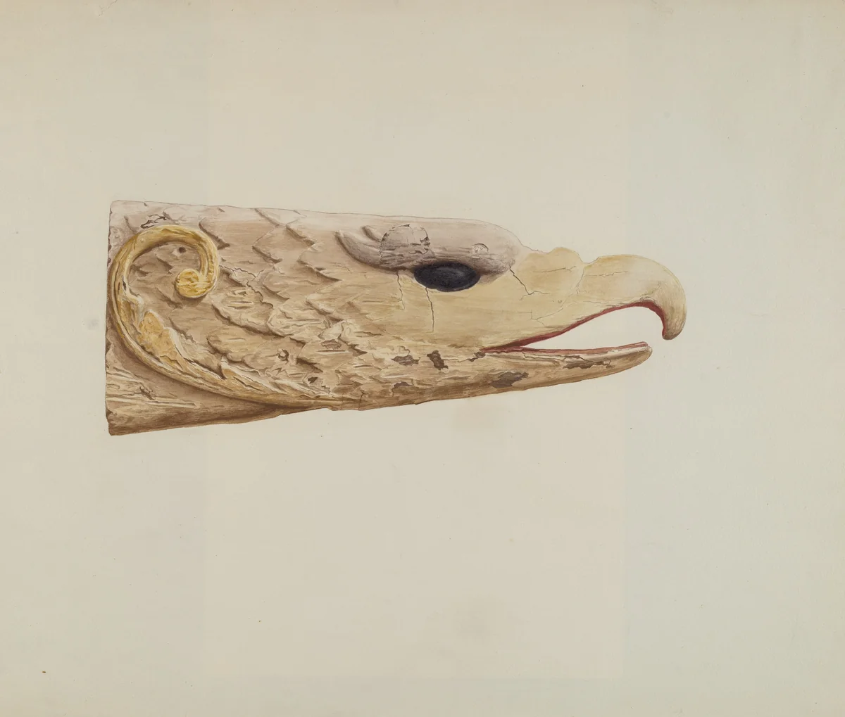 Eagle by Curry M. Bartlett, index of american design, 1935-1942