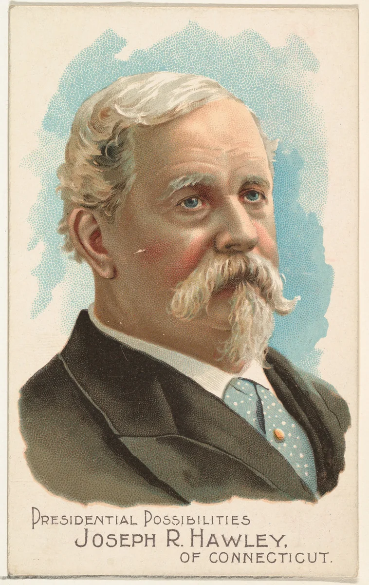 Joseph R. Hawley of Connecticut, from the Presidential Possibilities series (N124) issued by Duke Sons & Co. to promote Honest Long Cut Tobacco by W. Duke, Sons & Co., print, 1888
