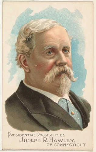 Joseph R. Hawley of Connecticut, from the Presidential Possibilities series (N124) issued by Duke Sons & Co. to promote Honest Long Cut Tobacco by W. Duke, Sons & Co., print, 1888