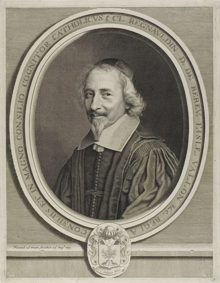 Claude Regnauldin by Robert Nanteuil, print, 1658