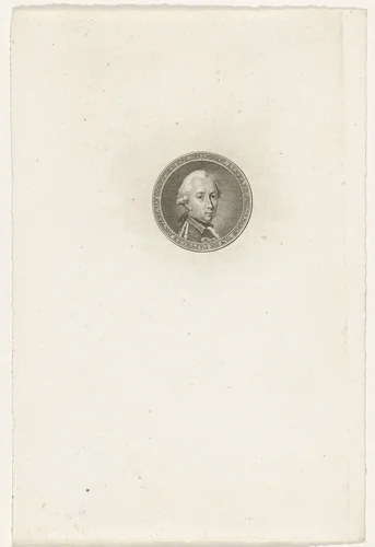 Portret van Alexander Philip van der Capellen by Abraham Jacobsz. Hulk, print, 1787