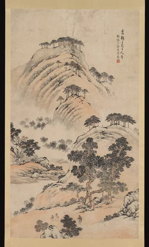 Landscape by Li Kui, painting, 1867