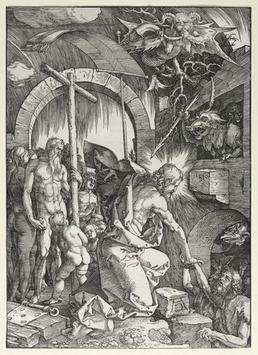 The Large Passion: Christ Descending into Limbo by Albrecht Dürer, print, 1510