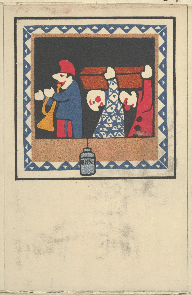 Kasperltheater by Hans Kalmsteiner, print, 1907