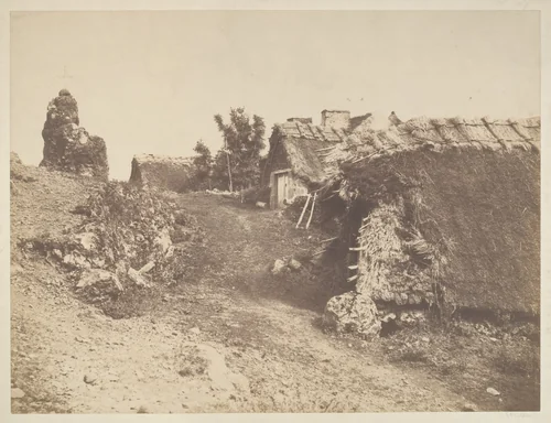 Village de Murols by Edouard Baldus, photograph, 1854