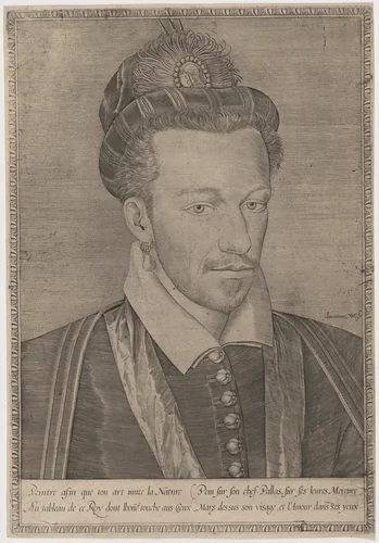 Henry III of France by Hieronymus Wierix, print, 1553-1619