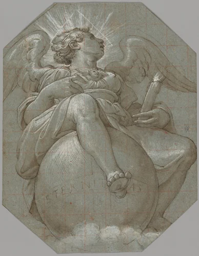 Allegory of Eternity by Giorgio Vasari, drawing, 1544-1545