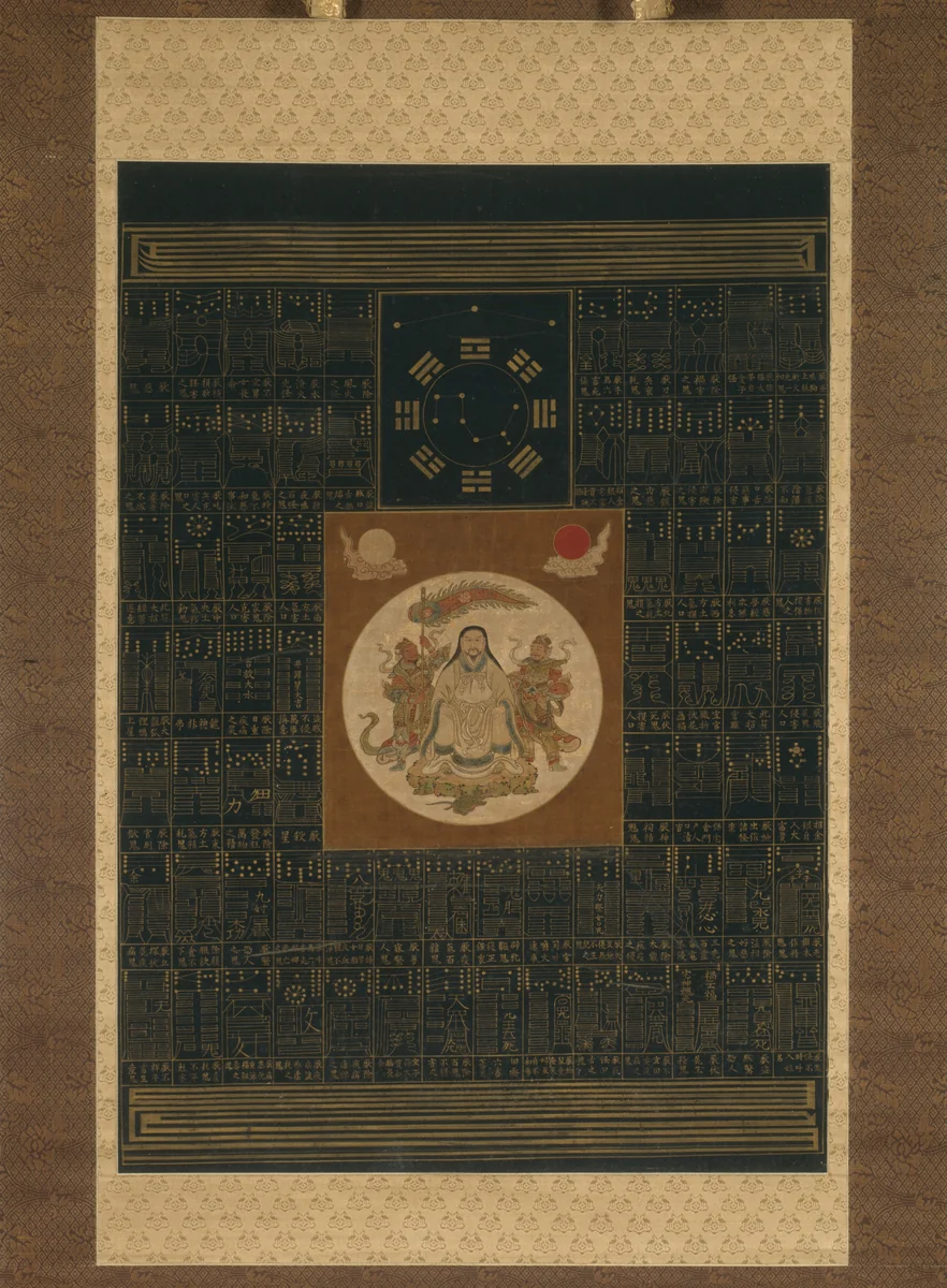 Zhenwu with the Eight Trigrams, the Northern Dipper, and Talismans by Artist Unknown, other, 1601-1800
