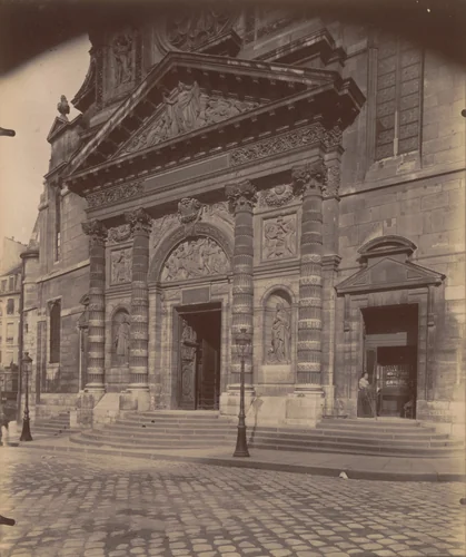 Saint-Étienne-du-Mont by Eugène Atget, photograph, 1898