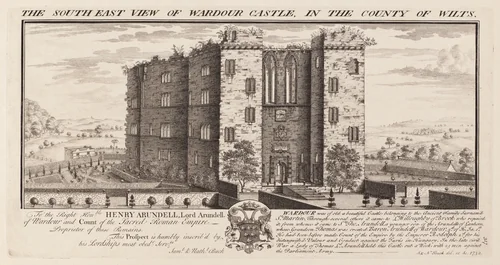 The South-East View of Brough-Castle, in the County of Westmorland by Samuel Buck
Nathaniel Buck, print, 1732