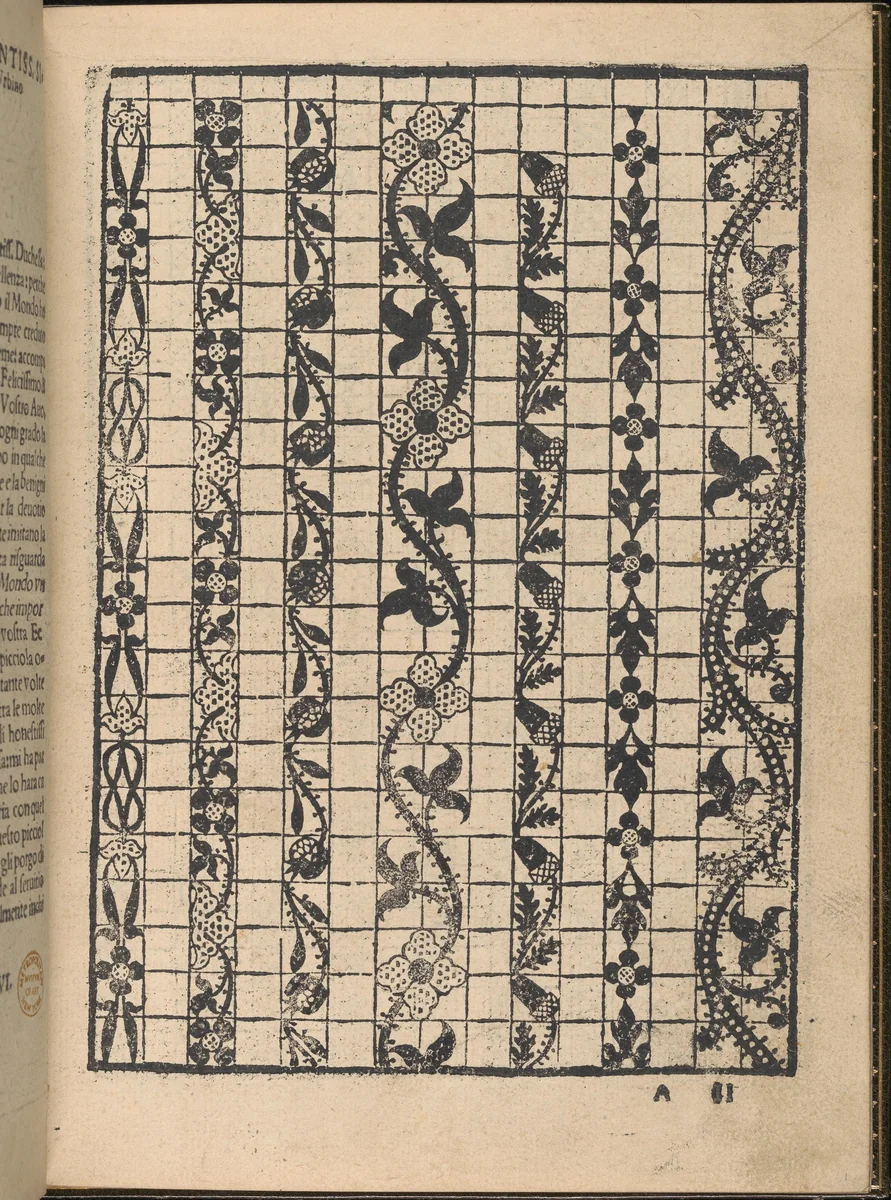 La Gloria et l'Honore di Ponti Tagliati, E Ponti in Aere, page 2 (recto) by Matteo Pagano, book, 1556