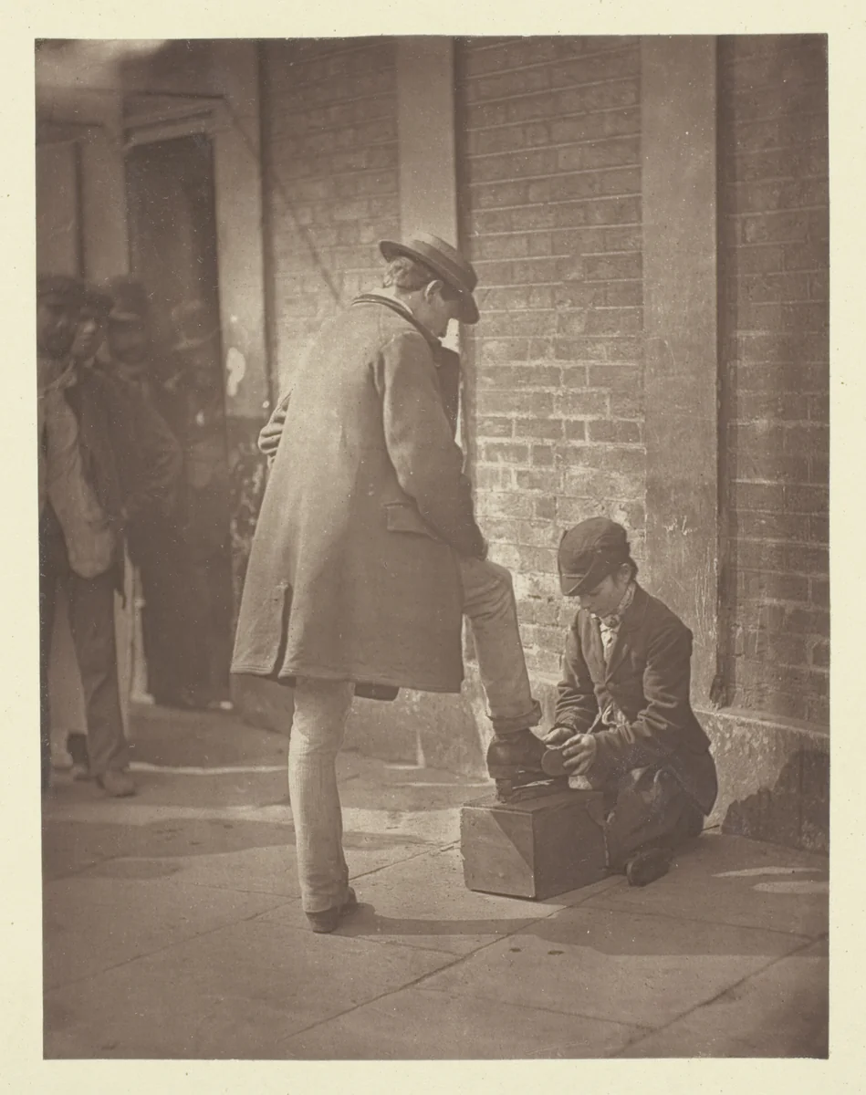The Independent Shoe-Black by John Thomson
Adolphe Smith, photograph, 1881