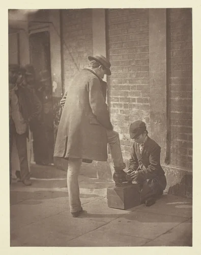 The Independent Shoe-Black by John Thomson
Adolphe Smith, photograph, 1881
