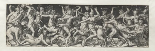 Combats and Triumphs No. 8 by Etienne Delaune, print, 1550-1572