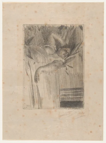 Le Réveil by Anders Zorn, print, 1891