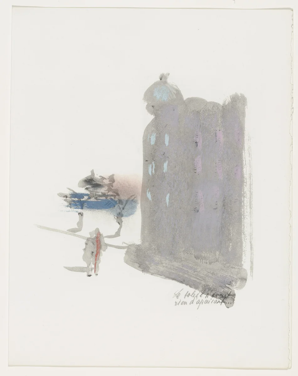 Plate (page 27) from Mille Regrets (A Thousand Regrets) by Christian Bérard, illustrated book, 1947