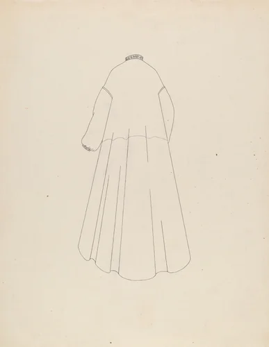 Dressing Gown by Esther Hansen, index of american design, 1935-1942