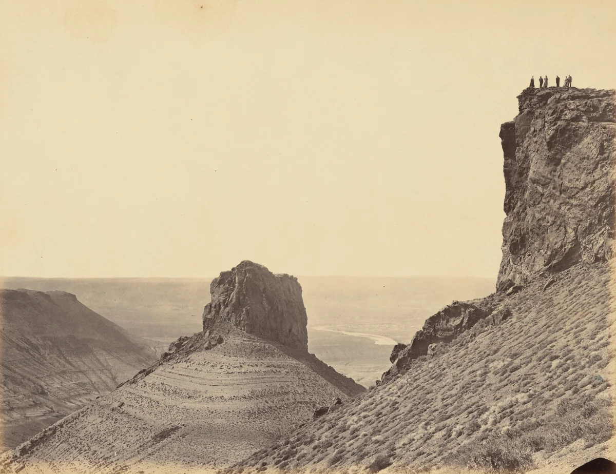 Plate 23. On the Mountains of Green River by Andrew Joseph Russell, photograph, 1869