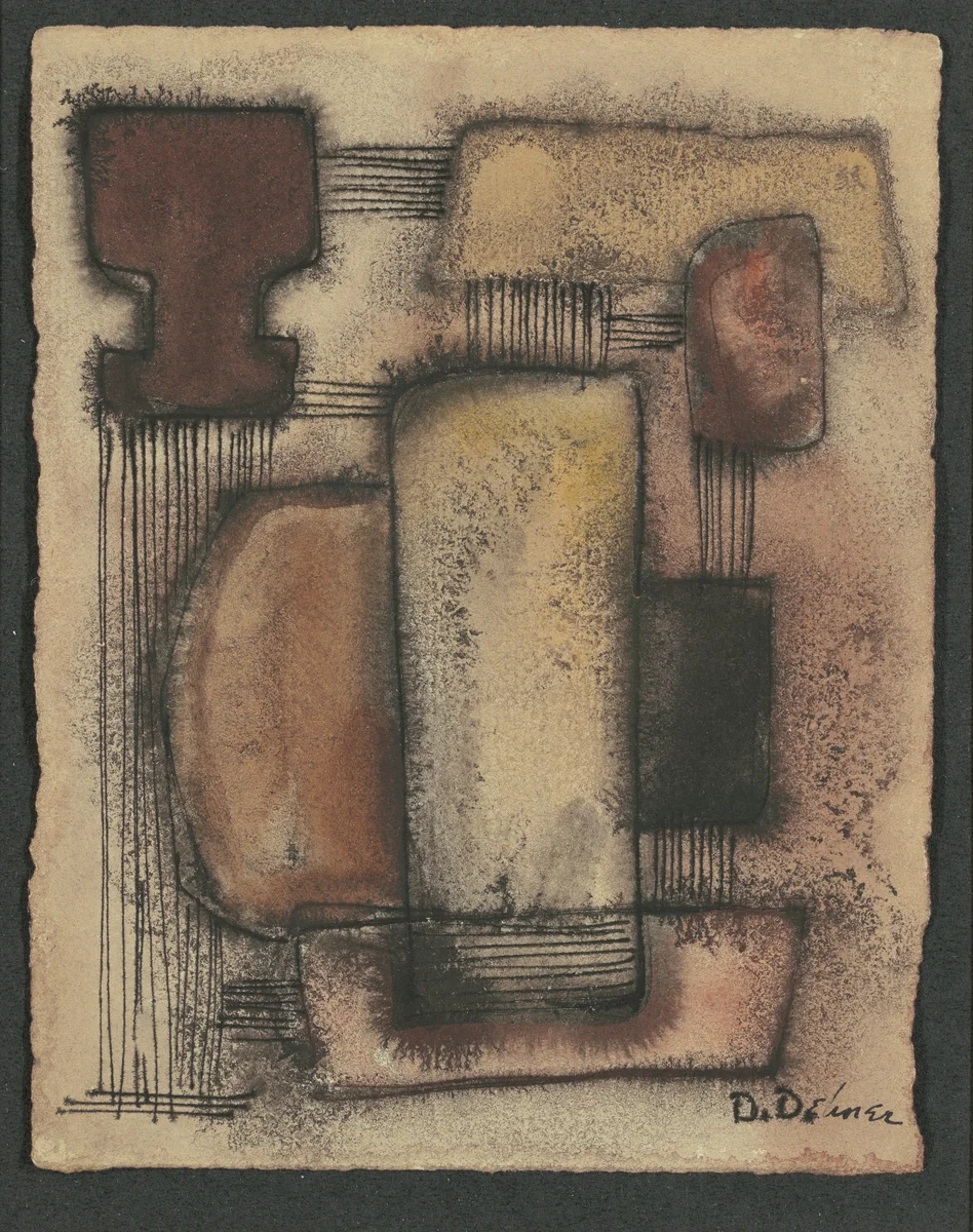 Untitled by Dorothy Dehner, drawing, 1940-1960