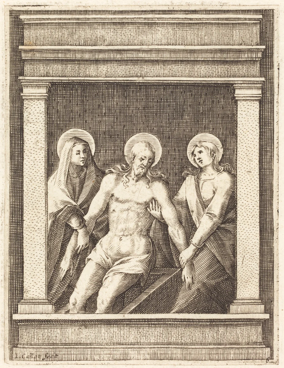 Lamentation by Jacques Callot, print, 1608-1611