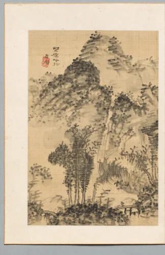 Wild Bridge, Poet's Walk by Uragami Gyokudō, other, 1765-1820