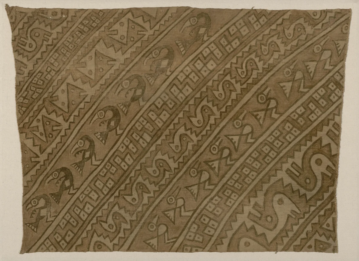 Panel by Chancay, textile, 1000-1476