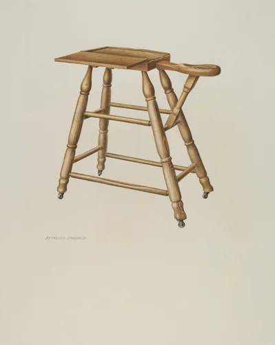 Saddler's Work Bench by Kathleen Spagnolo, index of american design, 1939