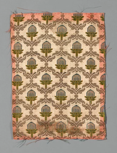 Fragment by India, textile, 1801-1900