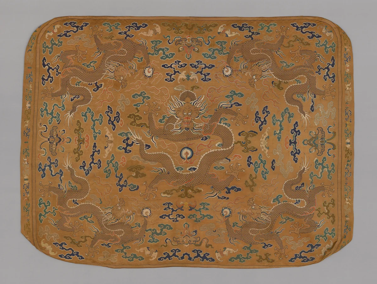 Cushion Cover by Manchu China, textile, 1720-1750