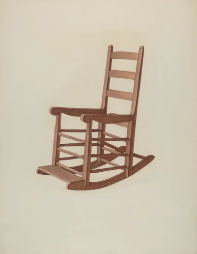Rocker by Dorothy Johnson, index of american design, 1941