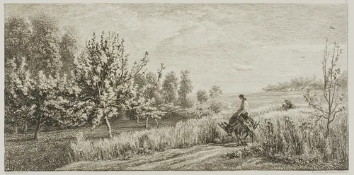 Spring by Charles-François Daubigny, print, 1857
