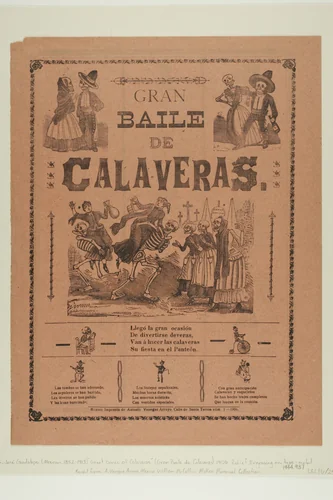 Grand Ball of Calaveras by José Guadalupe Posada, print, 1906
