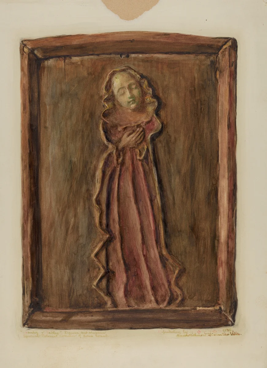 Santo by Maude Valle, index of american design, 1936