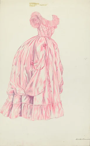 Betrothal Dress by Edith Towner, index of american design, 1935-1942