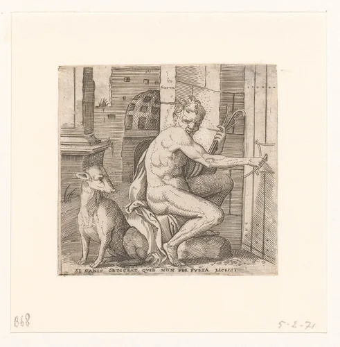 Diefstal by Unknown, print, 1533-1567